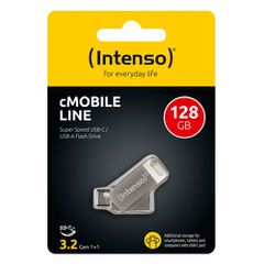 Intenso Pendrive 128GB cMobile Line USB 3.2, Silver EU (3536491)