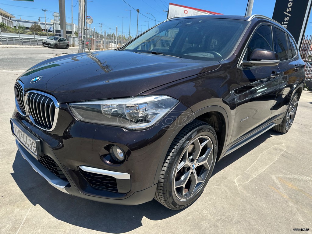 Bmw X1 2017 sDrive18i Auto X-Line 1.5 Turbo 140hp Ελληνικό  1ο χέρι