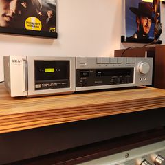Akai CS-F110 Κασετόφωνο Cassette Deck Silver Face Dolby B Metal Tape Serviced
