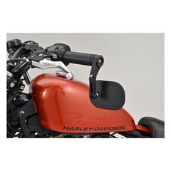 Daytona, bar end mirror adaptor set. Black-thumb-2