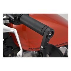Daytona, bar end mirror adaptor set. Black-thumb-4