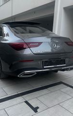 Mercedes cla amg w118 πίσω σπόιλερ με μπουκες εξατμισης