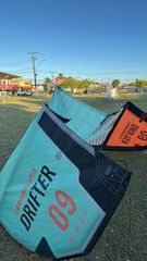 Kitesurf Cabrinha 2022 Drifer 9,Drifter 11+bar
