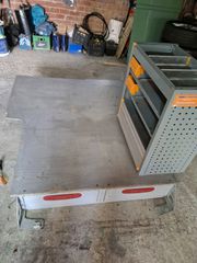 vw caddy πατωμα με 3 συρταρια και πλαινη εργαλειοθήκη