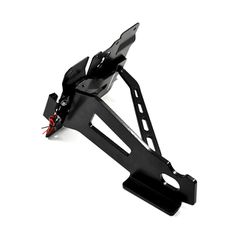 Zieger, side mount license plate bracket kit. Black-thumb-2