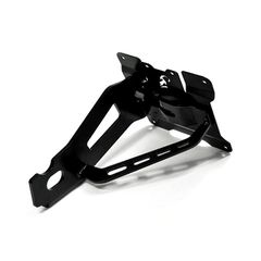 Zieger, side mount license plate bracket kit. Black-thumb-1