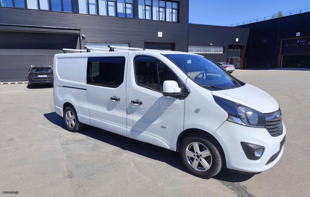 Κλούβα Opel 2018 VIVARO MAXI 2 ΠΛΑΙΝΕΣ ΠΟΡΤΕΣ ΦΟΥΛ ΕΞΤΡΑ