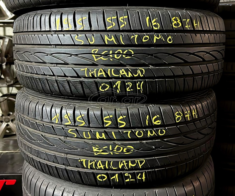 195/55R16 Sumitomo Μεταχειρισμένα DOT0124