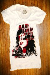 Γυναικεία κοντομάνικη μπλούζα silky black cotton Original Wiz T-Shirt Rock&roll Guitar star-thumb-6