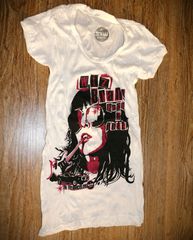 Γυναικεία κοντομάνικη μπλούζα silky black cotton Original Wiz T-Shirt Rock&roll Guitar star-thumb-7