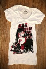 Γυναικεία κοντομάνικη μπλούζα silky black cotton Original Wiz T-Shirt Rock&roll Guitar star-thumb-8