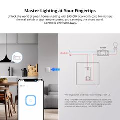 SONOFF smart διακόπτης BASICR4, WiFi, 10A-thumb-6