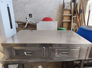 Συρτάρι καφέ διπλό inox