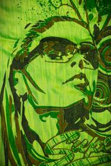 Γυναικεία αμάνικη μπλούζα silky cotton Original Wiz T-Shirt Rock&roll Superstar green-thumb-1