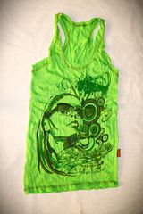 Γυναικεία αμάνικη μπλούζα silky cotton Original Wiz T-Shirt Rock&roll Superstar green-thumb-2