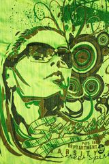 Γυναικεία αμάνικη μπλούζα silky cotton Original Wiz T-Shirt Rock&roll Superstar green-thumb-5