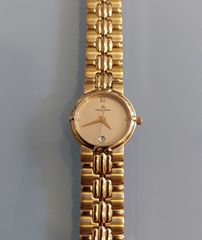 Vintage Ρολόι Laurent Dodane Paris (18K Gold Electroplated & Sapphire) – Λειτουργικό
