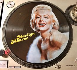 ΒΙΝΥΛΙΟ PICTURE DISC - MARILYN MONROE ALBUM THE LEGEND LIVES ON - YEAR 1984 - ΣΠΑΝΙΟ