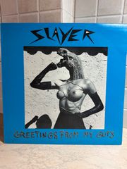 SLAYER GREETINGS FROM MY CUTS BOOTLEG ΜΠΛΕ ΒΙΝΥΛΙΟ