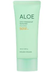 HOLIKA HOLIKA Aloe Cica Waterproof Sunscreen SPF50+ PA++++ - Αδιάβροχη Καταπραϋντική Αντηλιακή Κρέμα Προσώπου και Σώματος με Αλόη και Cica 100ml