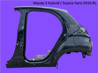 MAZDA 2 HYBRID / TOYOTA YARIS 2020-2027 ΜΕΤΑΧΕΙΡΙΣΜΕΝΑ ΑΝΤΑΛΛΑΚΤΙΚΑ ( πλαϊνή πάντα με φτερό και φανοστάτη πίσω αριστερή κατάλληλη για πεντάθυρο αυτοκίνητο )