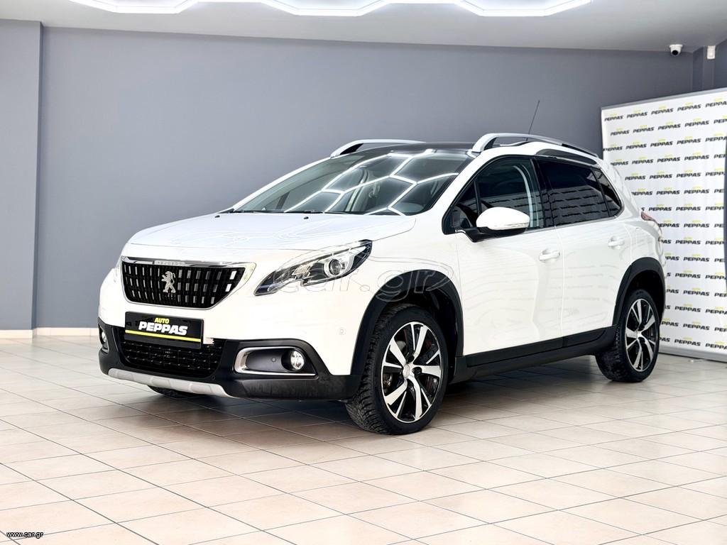 Peugeot 2008 2017 ALLURE 1.2 131hp NAVI PANORAMA ΔΕΡΜΑ CAMERA GRIP CONTROL