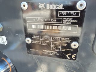 Εκσκαφάκι (διαβολάκι) Bobcat 2013 E55-thumb-8