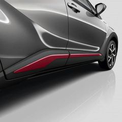 Toyota Γνήσια Πλαϊνά Διακοσμητικά Κόκκινου Χρώματος Για CH-R 16'-22' (2 Δεξιά,2 Αριστερά)