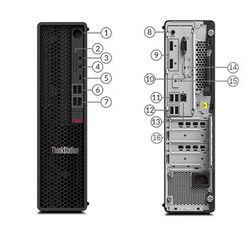 Lenovo ThinkStation P340 SFF - Μεταχειρισμένο workstation – Intel Core Xeon W-1250 – 16gb ram – 512gb NVMe | |-thumb-2