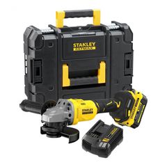 SFMCG710M1T 20V Brushless Γωνιακός Τροχός Μπαταρίας 18V - ΜΕ ΜΠΑΤΑΡΙΑ & ΦΟΡΤΙΣΤΗ - STANLEY FATMAX (#SFMCG710M1T)