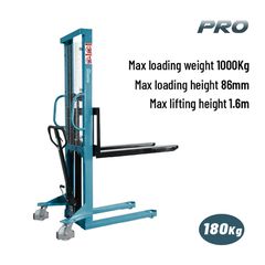 BWR5517 Χειροκίνητο Περονοφόρο Ανύψωσης 1ton / 1.6m - ΠΑΛΕΤΟΦΟΡΑ - BORMANN PRO (#085645)