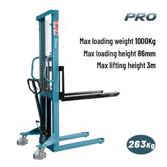 BWR5531 Χειροκίνητο Περονοφόρο Ανύψωσης 1ton / 3m - ΠΑΛΕΤΟΦΟΡΑ - BORMANN PRO (#085652)