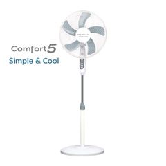 Telemax Comfort5 FS-1615M Ανεμιστήρας Επιδαπέδιος (White)