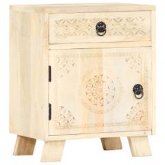 Κομοδίνο 40x30x50 εκ. από Μασίφ Ξύλο Μάνγκο 282867
