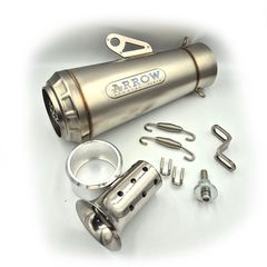 Τελικό Εξάτμισης Τύπου Arrow Με Σίτα Universal Νίκελ 60mm - 51mm