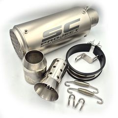 Τελικό Εξάτμισης Τύπου SC Project Με Σίτα Universal Νίκελ 60mm - 51mm
