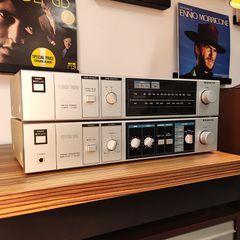 Sanyo JA-220 & JT-220 Vintage Σετ Ενισχυτής & Ραδιόφωνο Slim Line Made in Japan