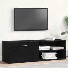 Έπιπλο Τηλεόρασης Μαύρο Δρυς 120x34x37 εκ. από Τεχνητό Ξύλο 862474