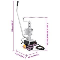 Τροχός Ανάρτησης Τρέιλερ 12 V 550 W από Αλουμίνιο 4013455-thumb-9