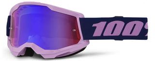 Μάσκα Μηχανής 100% Strata 2 Goggle Μωβ-Μπλε