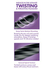 Pipedream Twist Ecstasy— Spiral - Sculpted Thruster