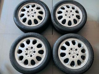 Γνήσιες Ζάντες Αλουμινίου Mercedes 15" 5x112 (Μαζί με Λάστιχα 195/50/15)