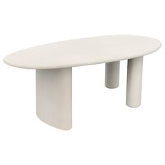 ΤΡΑΠΕΖΙ ΤΡΑΠΕΖΑΡΙΑΣ FIBER CEMENT ΟΒΑΛ VOLPE HM6599.02 ΜΠΕΖ 240x100x75Υεκ