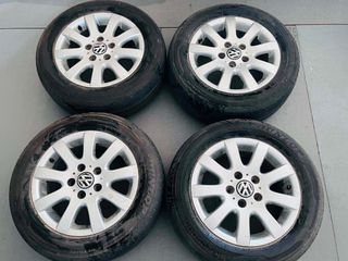 Γνήσιες Ζάντες Αλουμινίου VW (Borbet) 15" 5x112 (Μαζί με Λάστιχα 195/65/15)