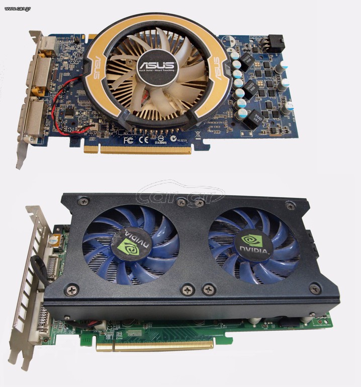 NVIDIA Geforce 9600GT + GTS250 XT-OC edition