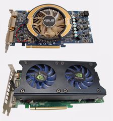 NVIDIA Geforce 9600GT + GTS250 XT-OC edition