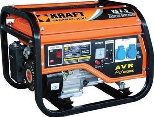 Γεννήτρια Βενζίνης KRAFT KG 3.5 – 3000W, AVR, 230V