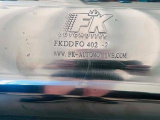 Ανοξείδωτο Τελικό Καζανάκι Εξάτμισης FK Automotive (Μονή Μπούκα)-thumb-1