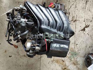 ΚΙΝΗΤΗΡΑΣ NISSAN QASHQAI 1.6 ΚΩΔ. ΚΙΝ. HR16 / ΑΡ. ΚΙΝ. 081902 , 110PS 139.000KM (6 ΜΗΝΕΣ ΓΡΑΠΤΗ ΕΓΓΥΗΣΗ)ΜΟΝΤΕΛΟ 2007-2013