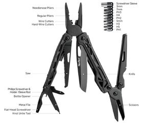NEXTOOL ΠΟΛΥΕΡΓΑΛΕΙΟ NEXTOOL BLACK KNIGHT (NE20151)